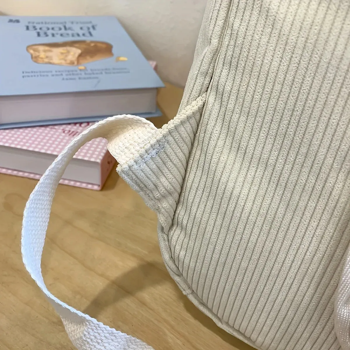 🎒 Cozy Corduroy Cutie: Japanese-Inspired Backpack for School Adventures! 🌟