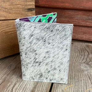 079 Waylon Wallet - Black & White w/ 90's Party