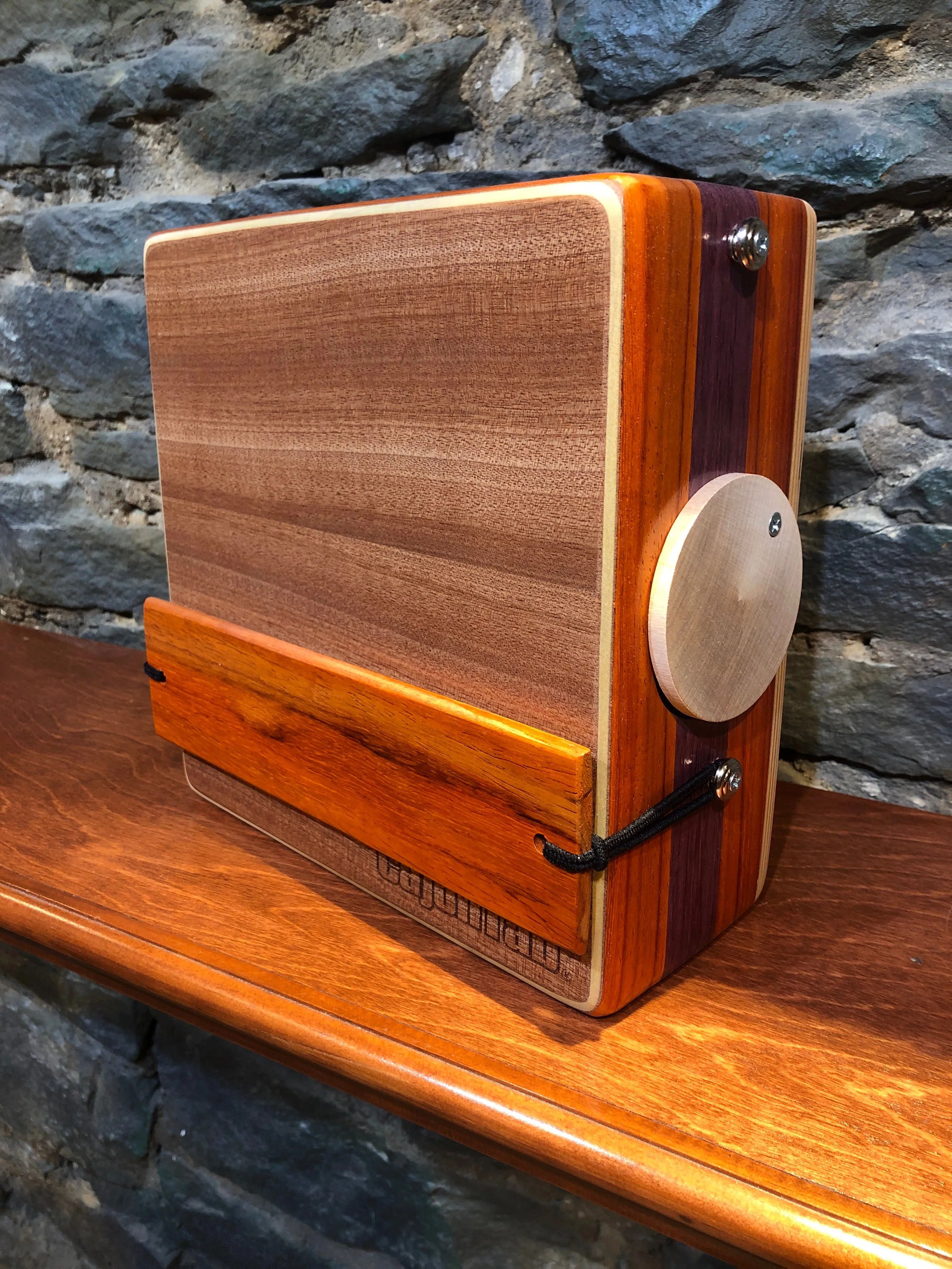 10” Pro Series CajonTab - padauk and purple heart