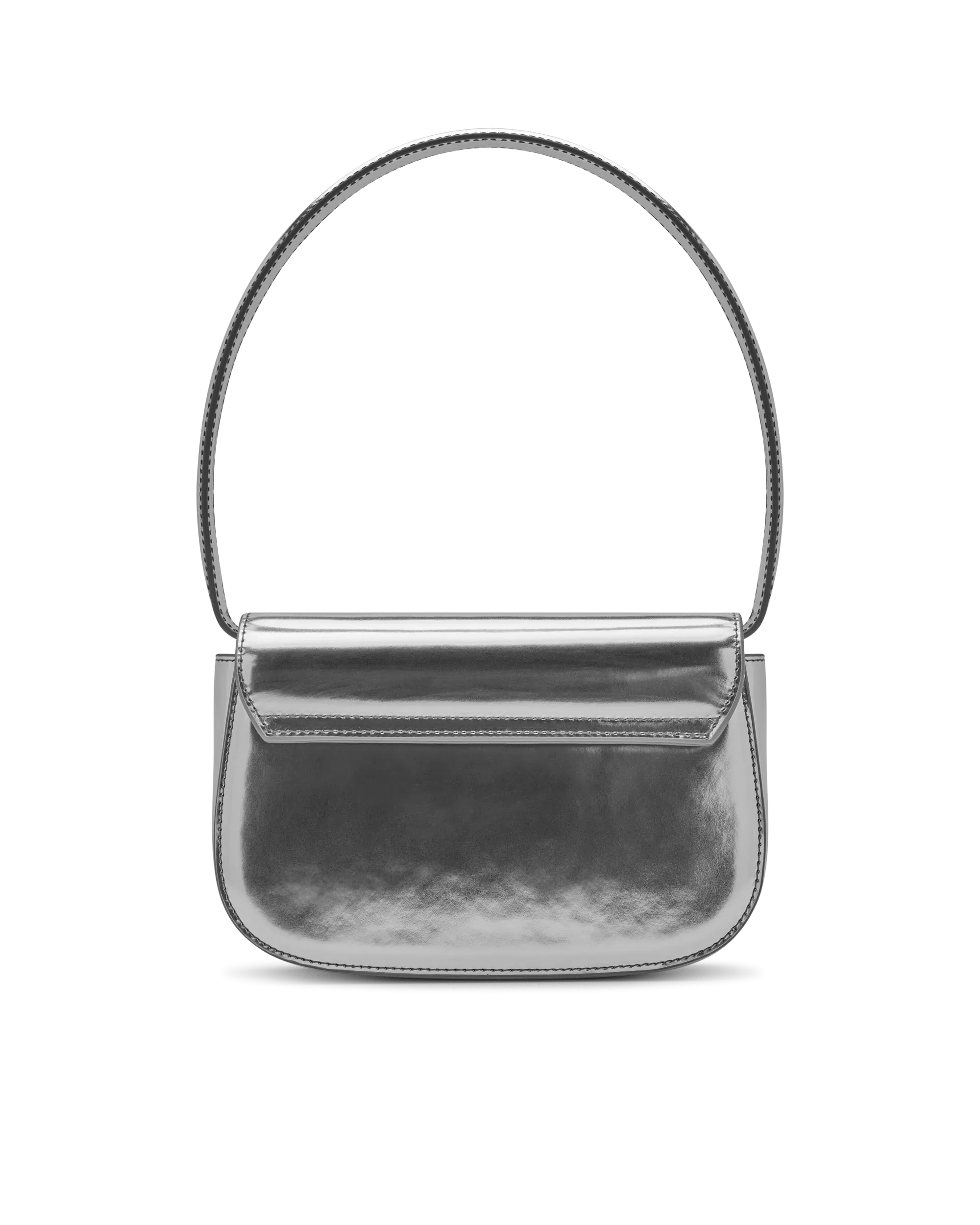 1DR-Iconic Mirrored Leather Shoulder Bag
