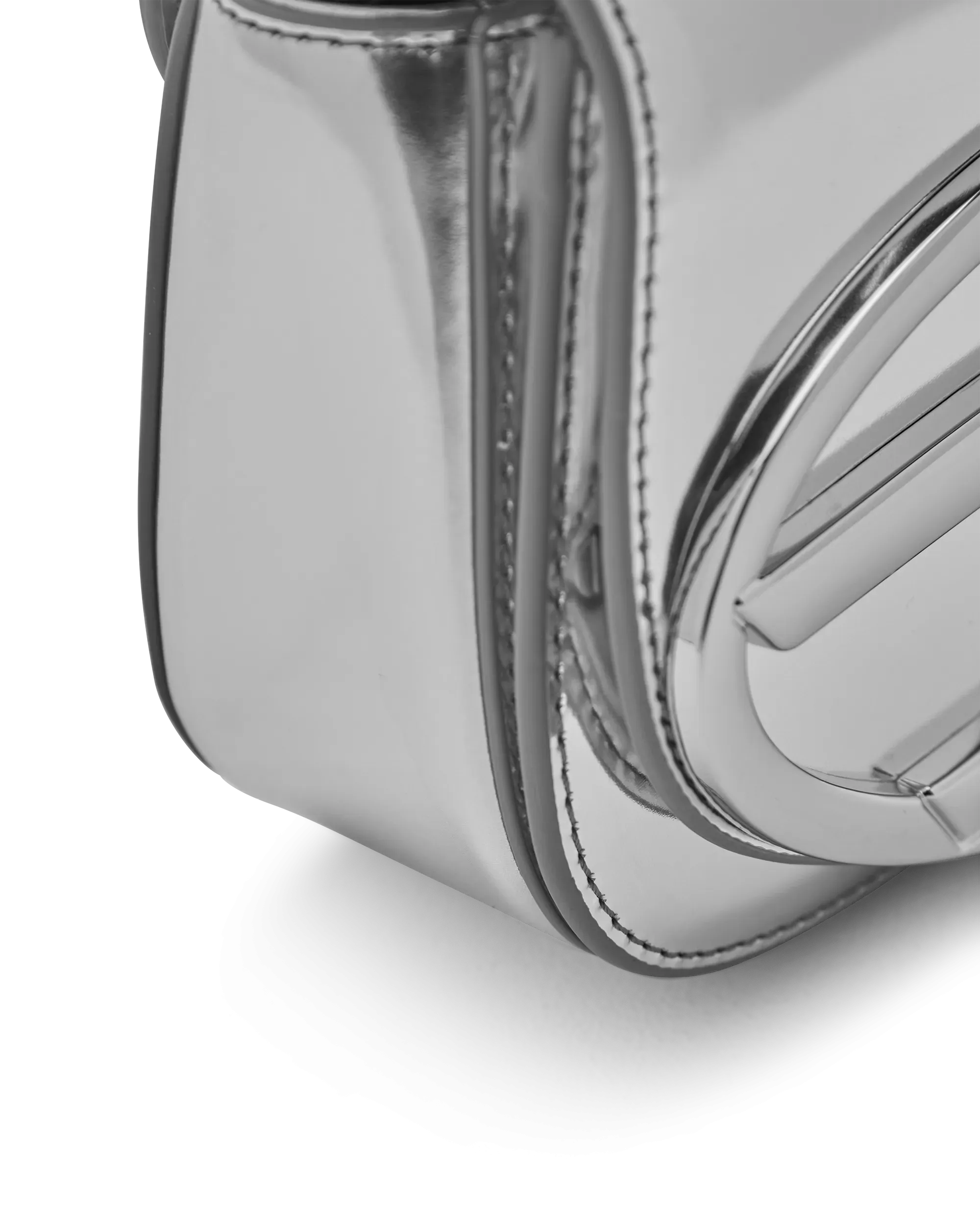 1DR-Iconic Mirrored Leather Shoulder Bag