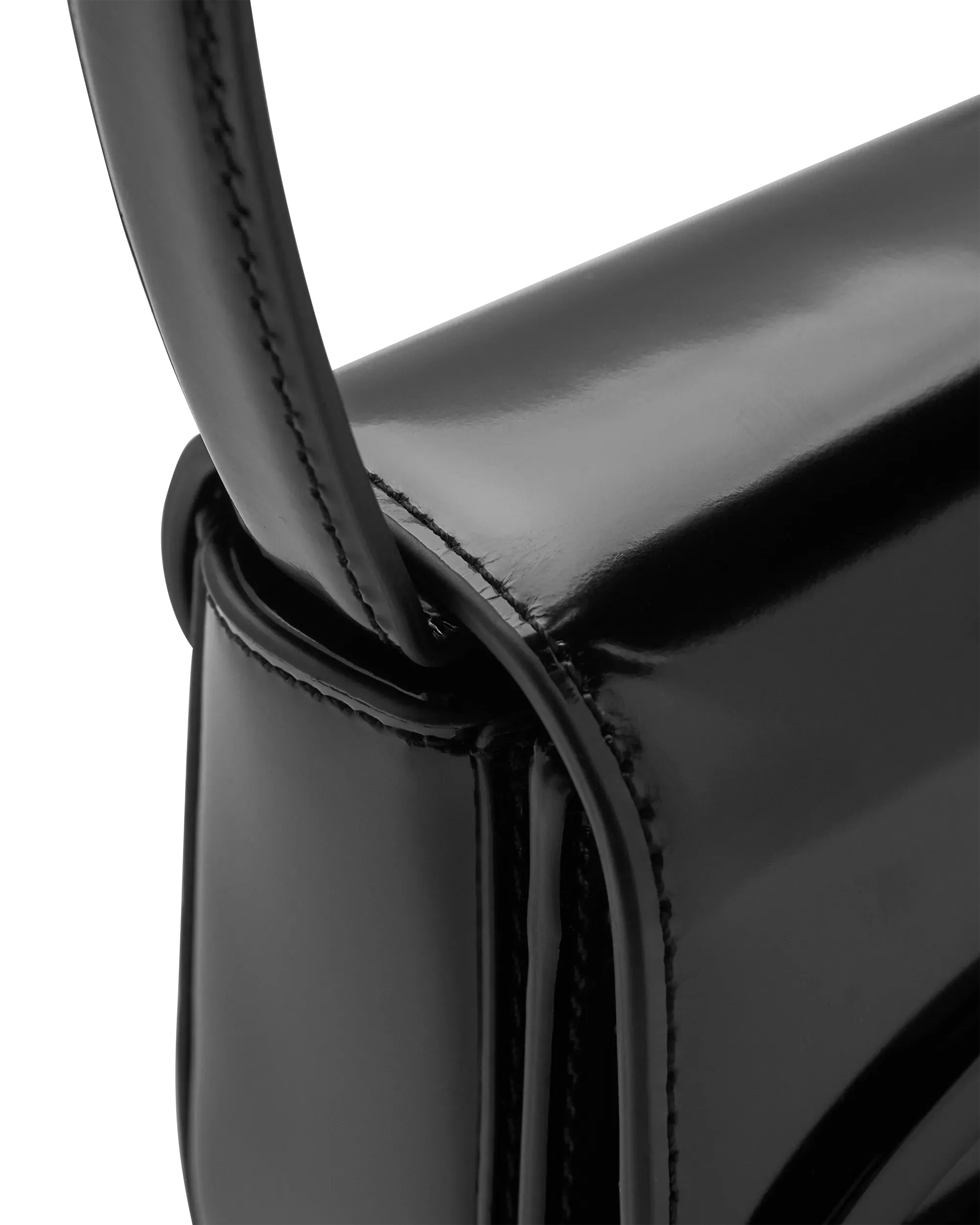1DR-Iconic Mirrored Leather Shoulder Bag