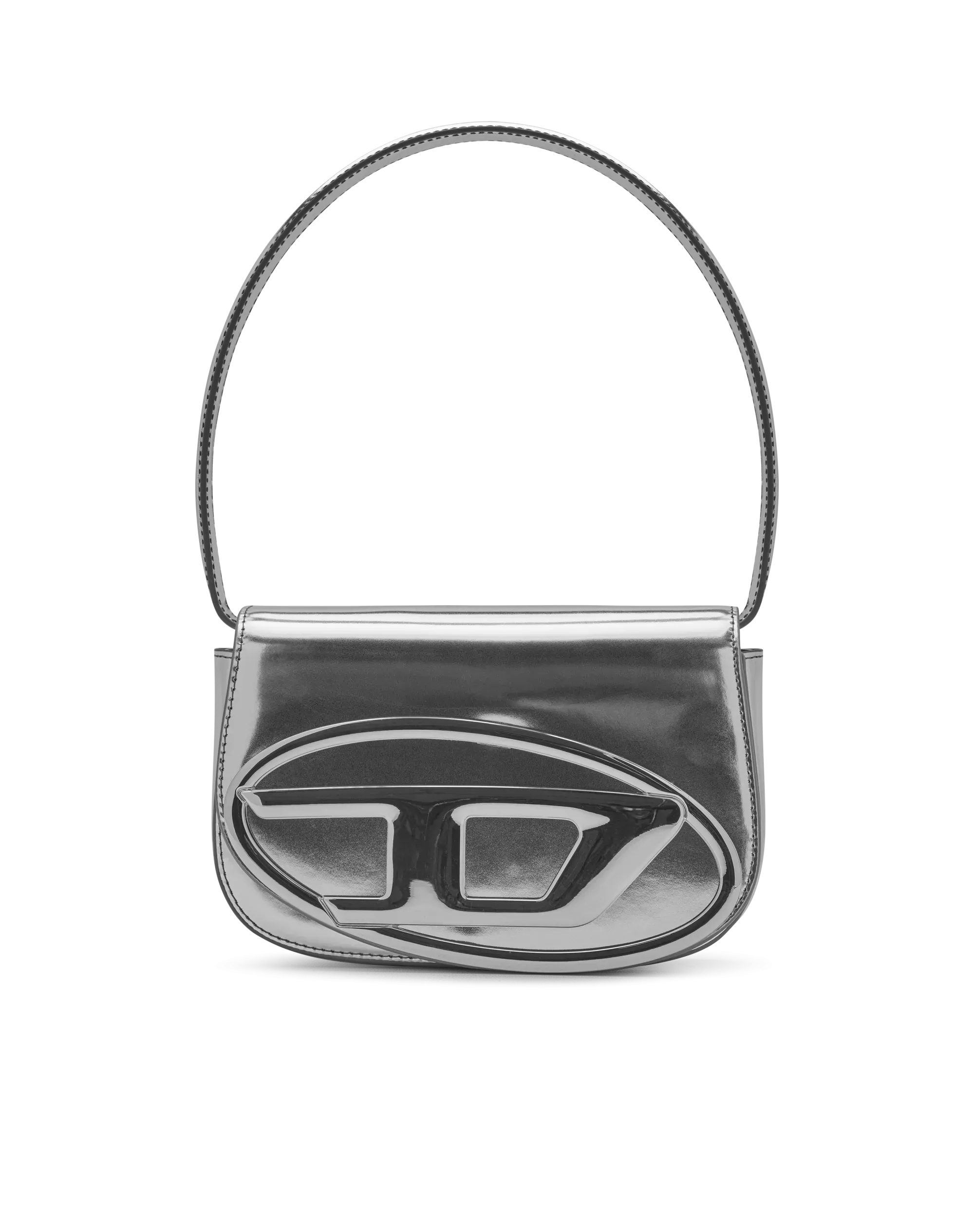 1DR-Iconic Mirrored Leather Shoulder Bag