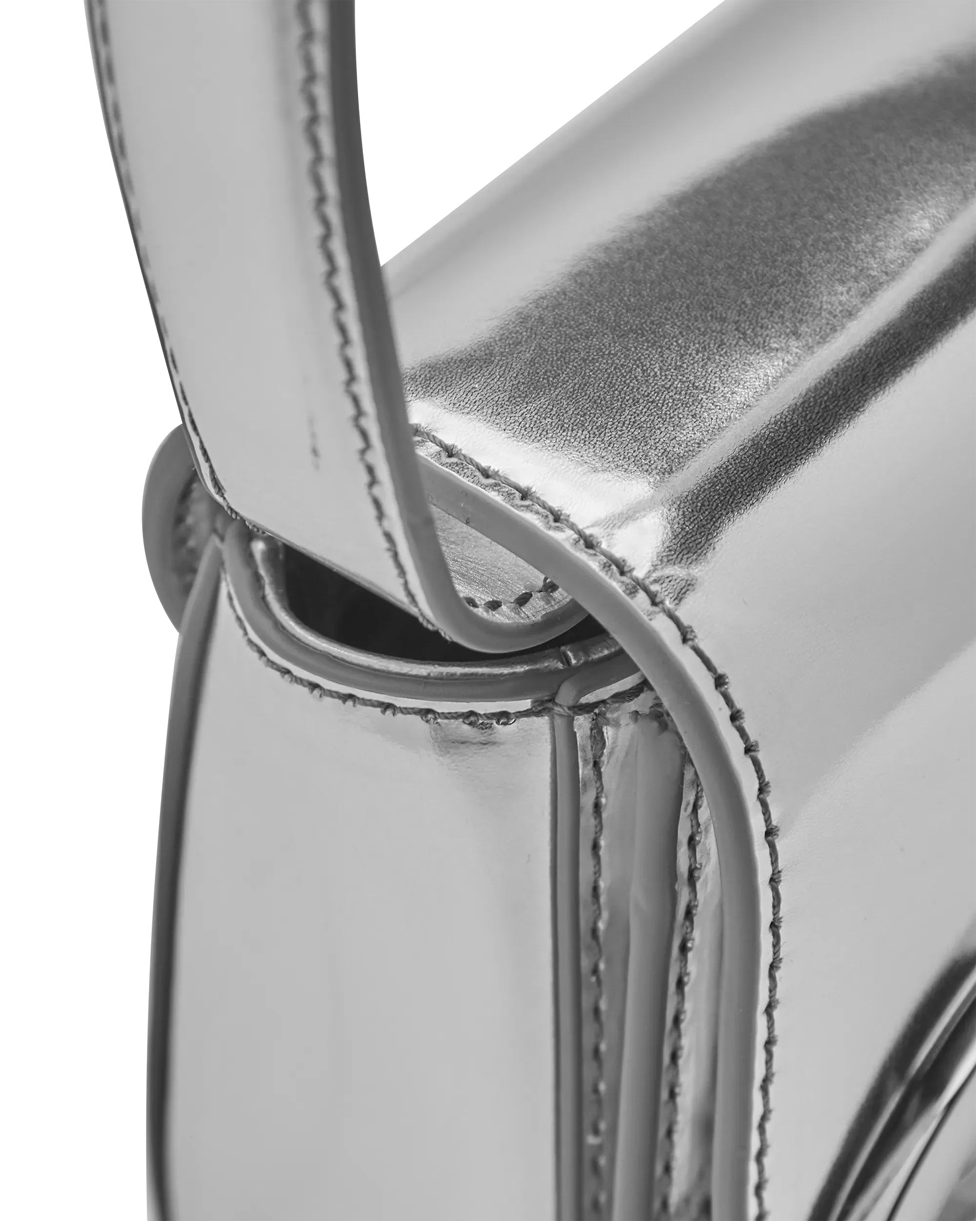 1DR-Iconic Mirrored Leather Shoulder Bag