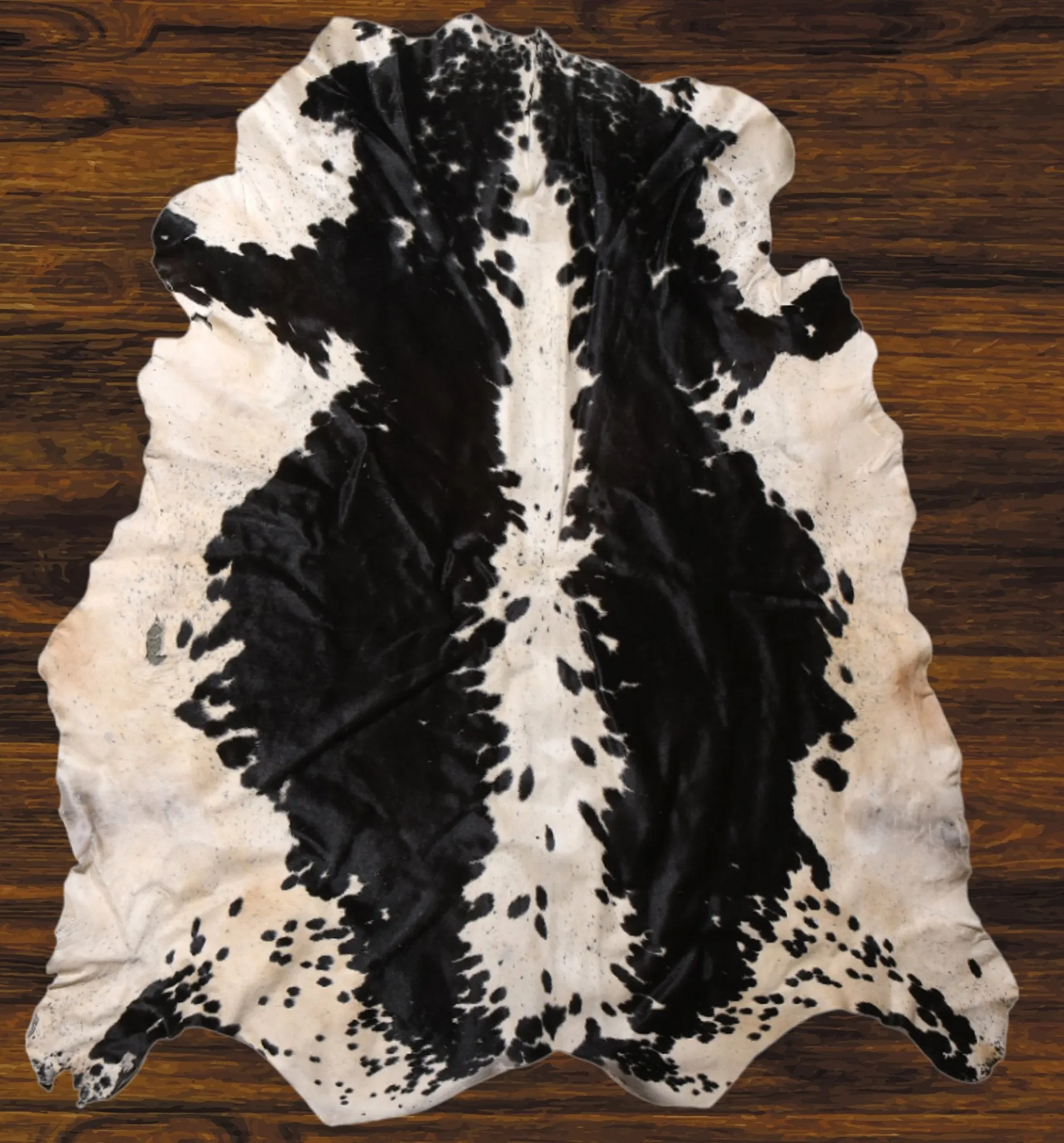 207-31 Cow Skin Hair on Hide 100% Pure Cow Hide Large Decorative/Carpet/Rug/Wall Leather