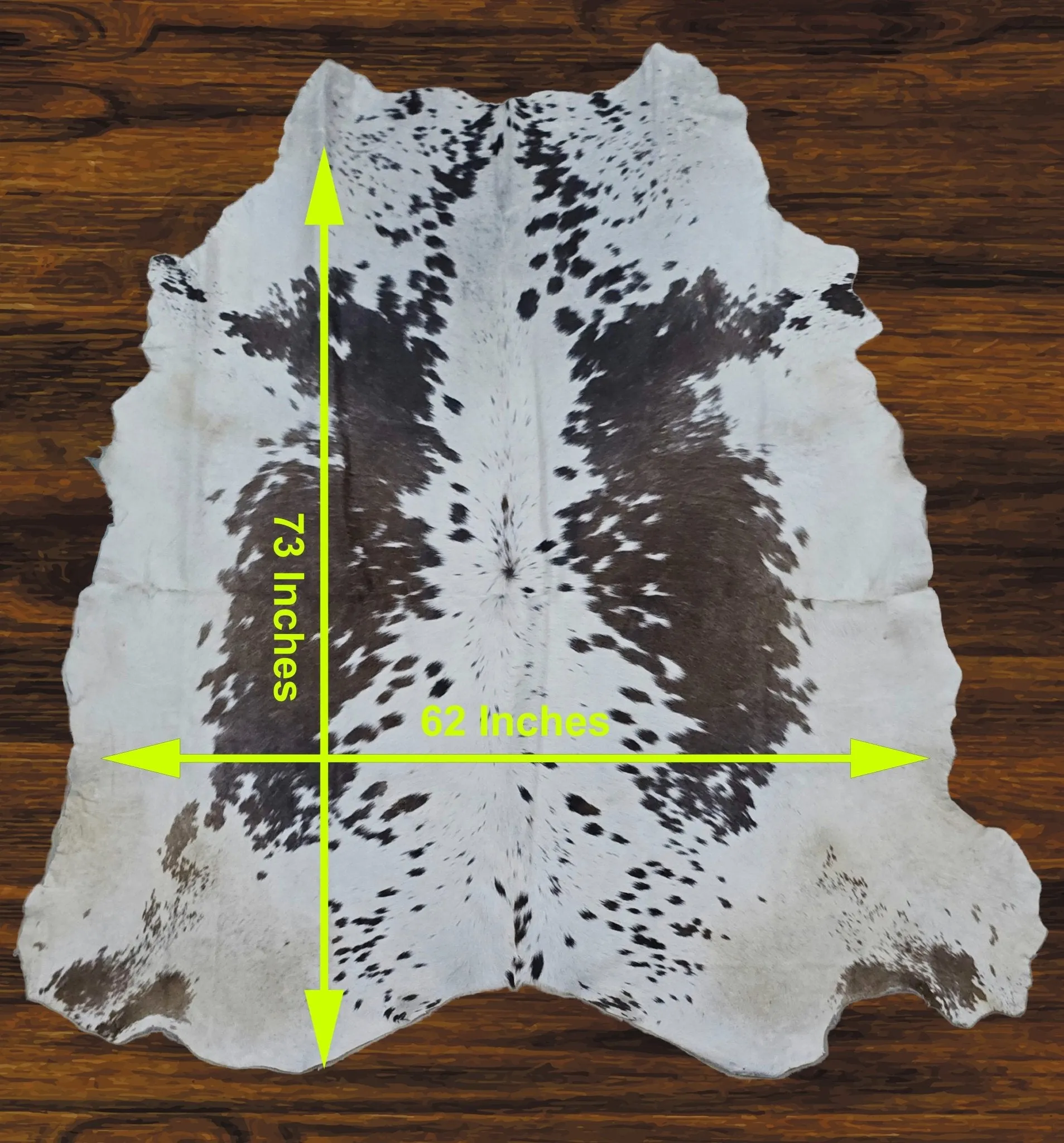 241-30 Cow Skin Hair on Hide 100% Pure Cow Hide Large Decorative/Carpet/Rug/Wall Leather