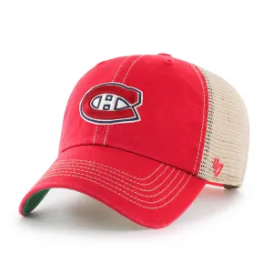 47 Brand NHL Trawler Clean Up Adjustable Hat - Montreal Canadiens