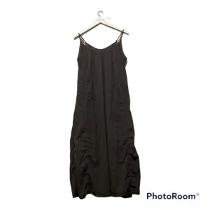 Aerie gray thin strap maxi dress with adjustable straps | Size Small
