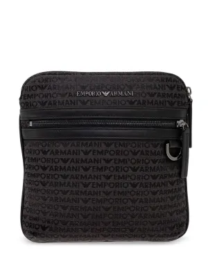 Allover logo crossbody bag
