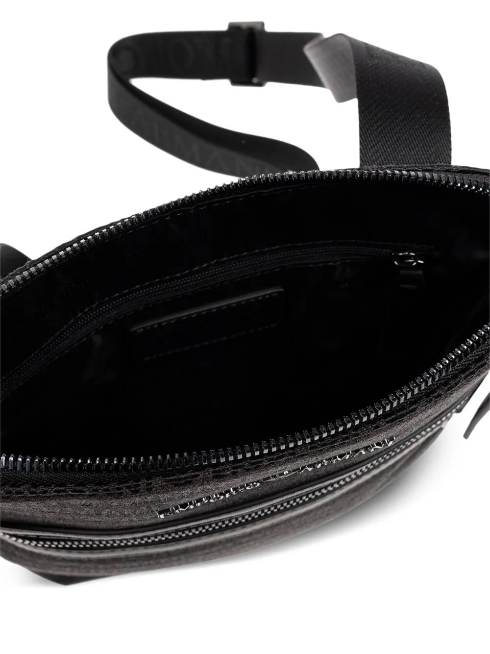Allover logo crossbody bag