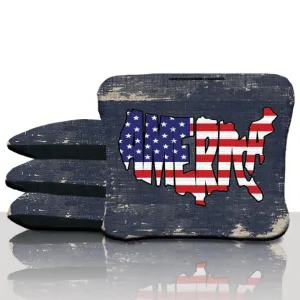 America Blue Cornhole Bags