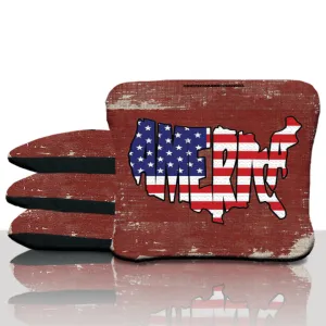 America Red Cornhole Bags