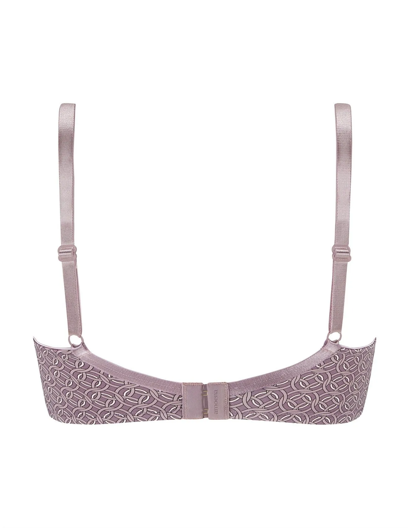 Amoena Liz Non-Wired Pocketed Mastectomy Soft Cup Bra - Mauve/Multi 45051