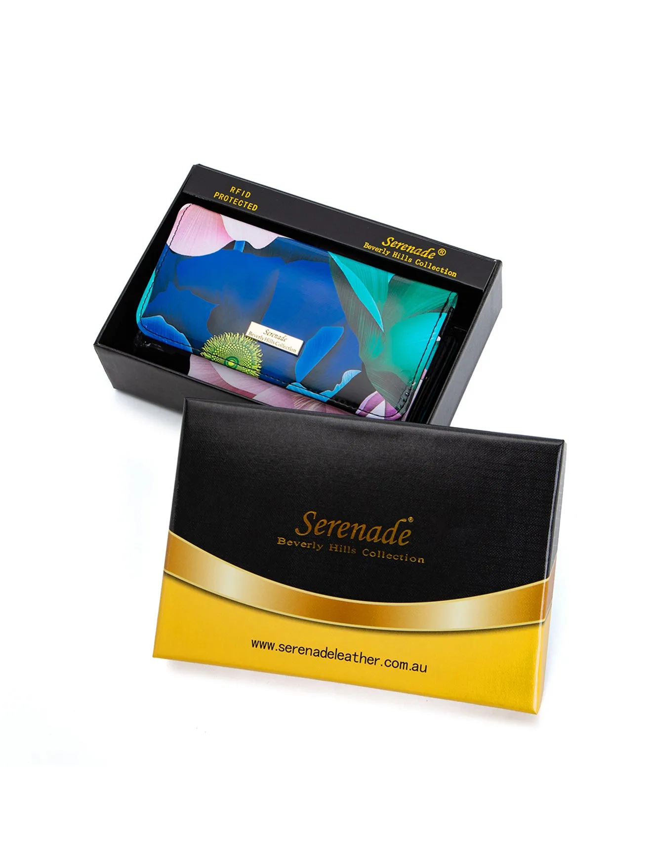 ANIKA MEDIUM PATENT LEATHER WALLET WITH RFID- WSF902- SALE