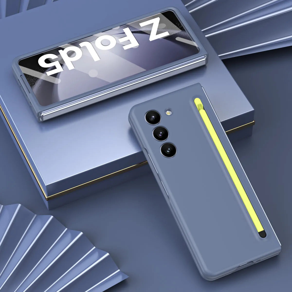 Anti-fall Protective Phone Case With Pen & Film For Samsung  Z Fold5 Fold4 Fold3