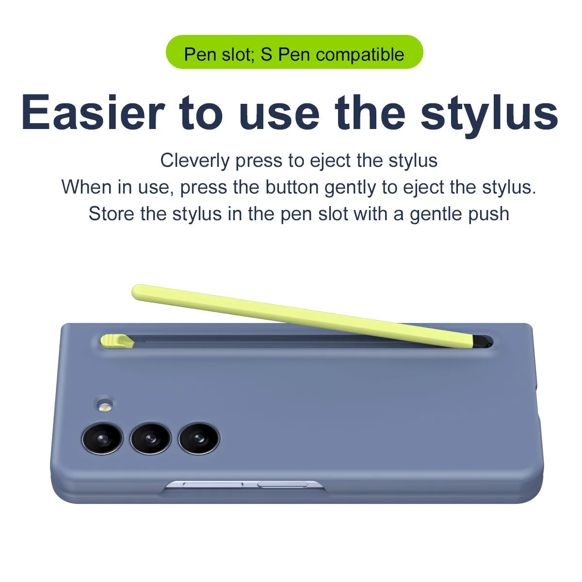 Anti-fall Protective Phone Case With Pen & Film For Samsung  Z Fold5 Fold4 Fold3