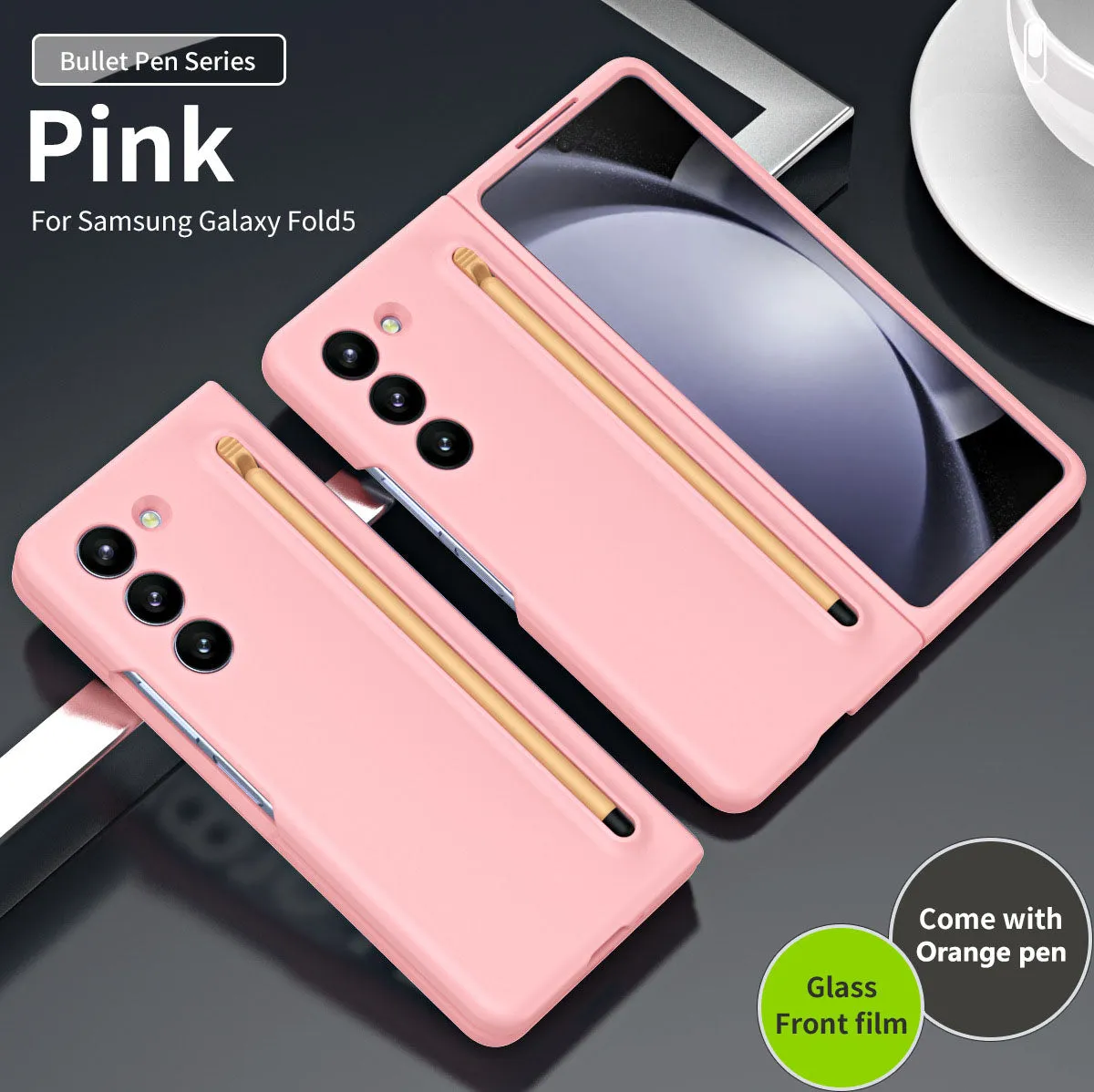 Anti-fall Protective Phone Case With Pen & Film For Samsung  Z Fold5 Fold4 Fold3
