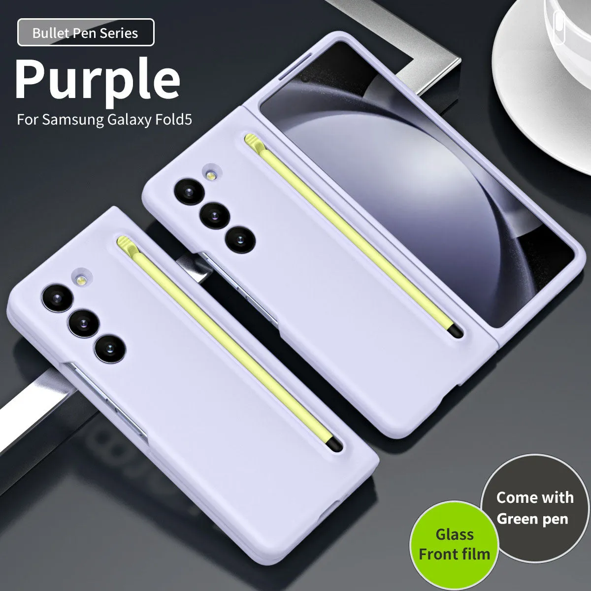 Anti-fall Protective Phone Case With Pen & Film For Samsung  Z Fold5 Fold4 Fold3
