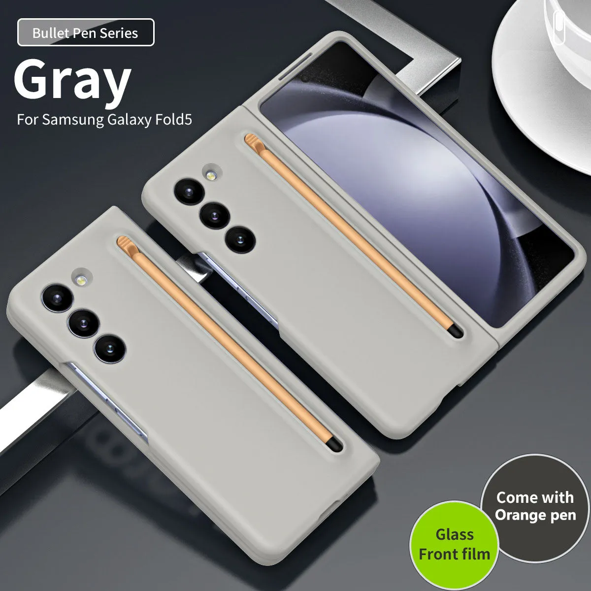 Anti-fall Protective Phone Case With Pen & Film For Samsung  Z Fold5 Fold4 Fold3