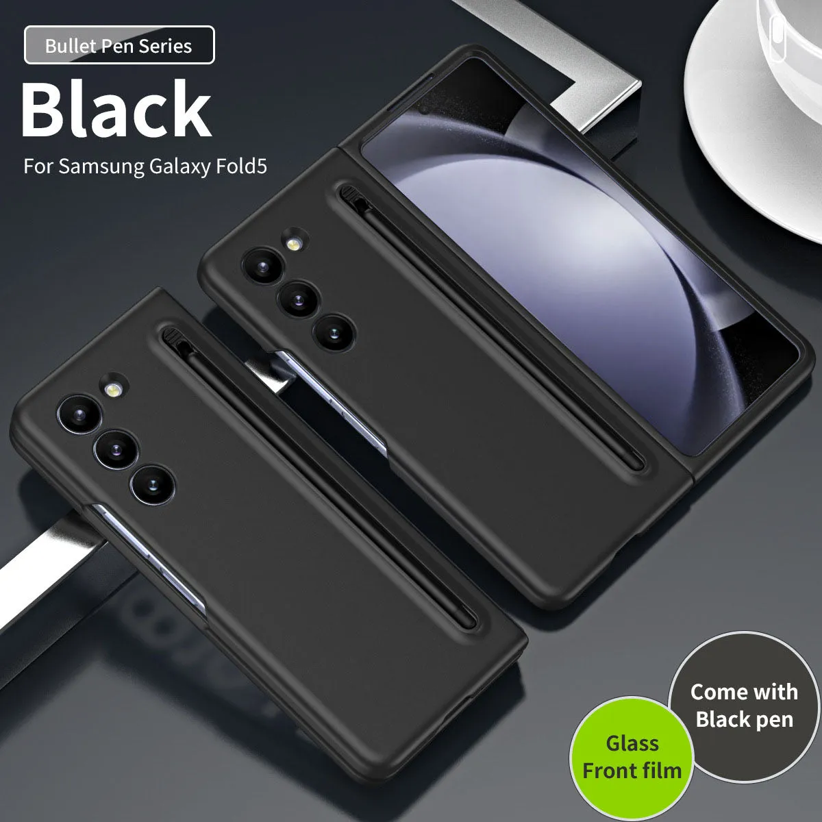 Anti-fall Protective Phone Case With Pen & Film For Samsung  Z Fold5 Fold4 Fold3