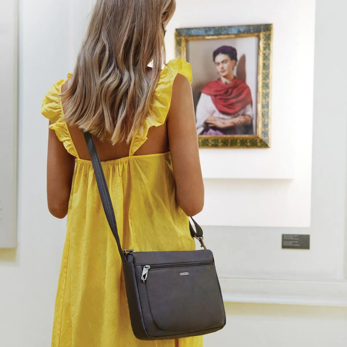 Anti-Theft Classic Small East/West Crossbody