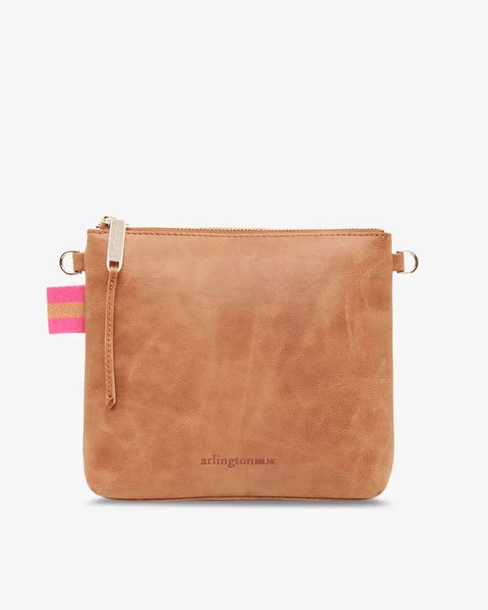 ARLINGTON MILNE Alexis Crossbody - Vintage Tan