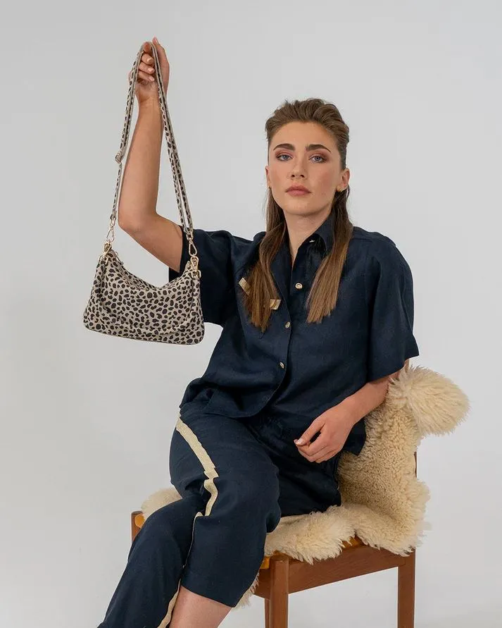 ARLINGTON MILNE Baby Sophie Bag - Spot Suede