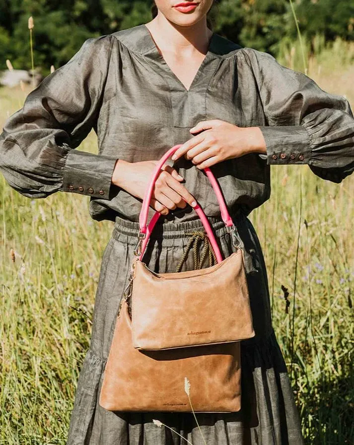 ARLINGTON MILNE Baby Sophie Bag - Vintage Tan