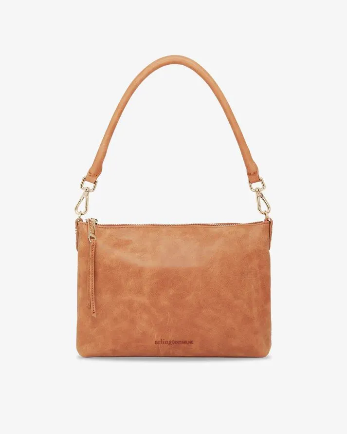 ARLINGTON MILNE Baby Sophie Bag - Vintage Tan