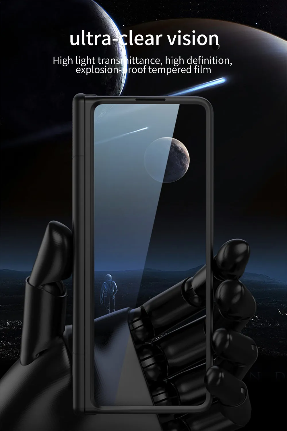 Armor Magnetic Screen Glass Case For Samsung Galaxy Z Fold 3 5G Bracket Stand Hard Fold Case Cover For Samsung Z Fold3 Funda