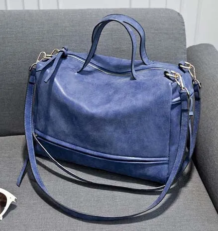 Arrive Women Shoulder Bag Nubuck Leather Vintage Messenger Bag Motorcycle Crossbody Bags Women Bag CX003