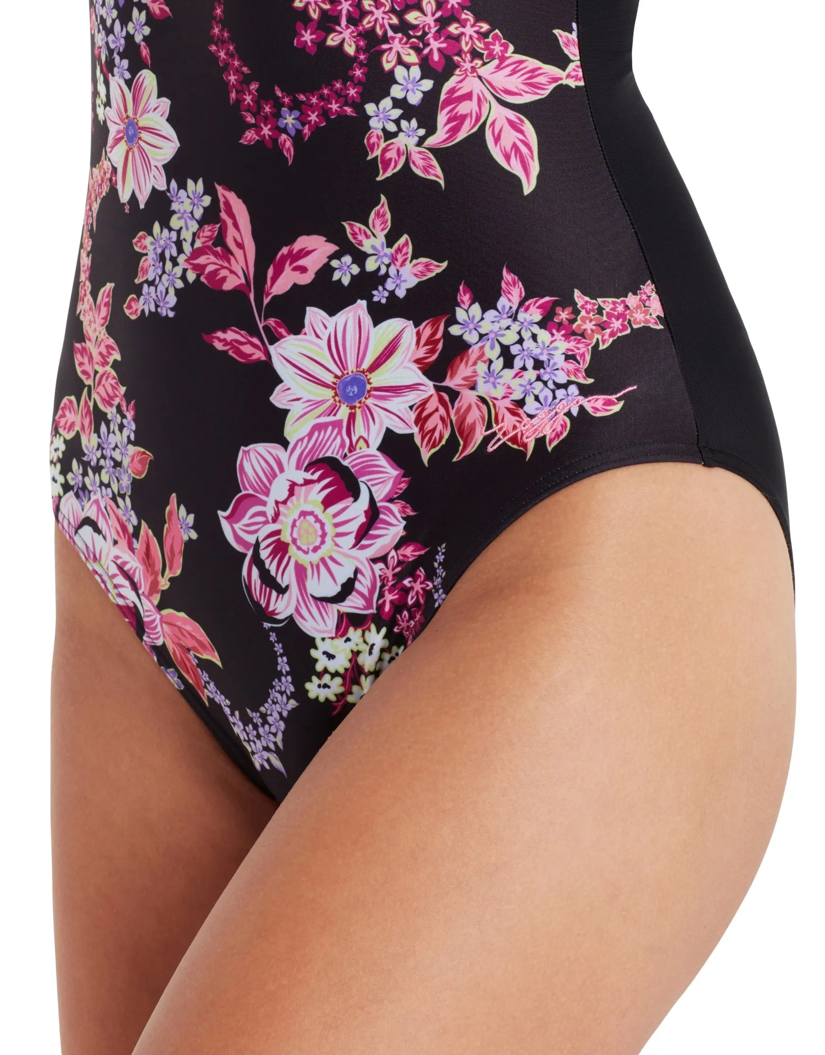 Artisan Adjustable Classicback Swimsuit - Black/Pink