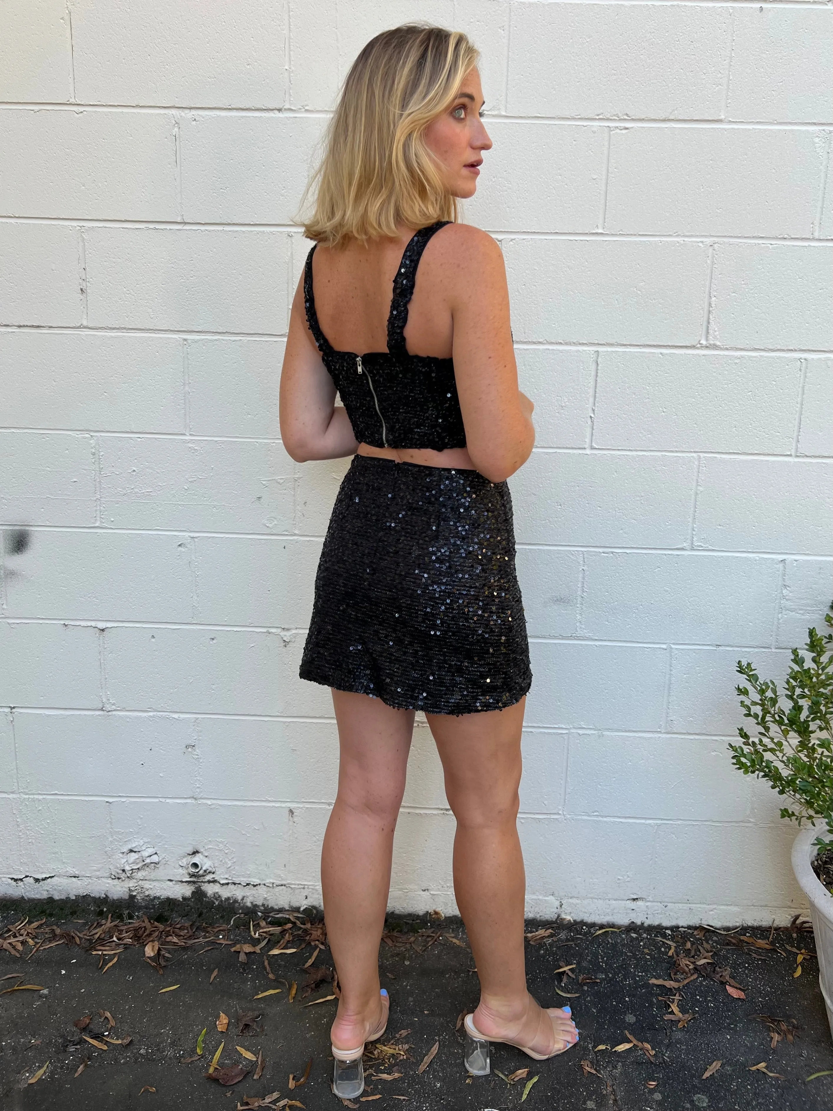 [ASTR The Label] Sutton Sequin Mini Skirt