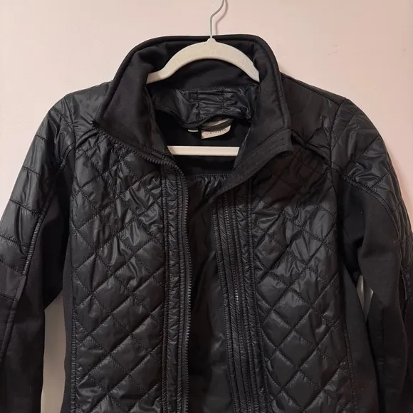 ATHLETA Women's Rock Springs CYA Jacket Quilted Puffer Black Size XS