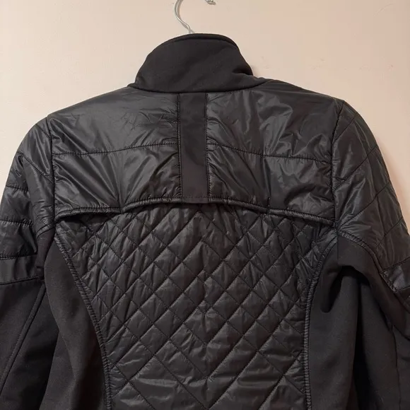 ATHLETA Women's Rock Springs CYA Jacket Quilted Puffer Black Size XS