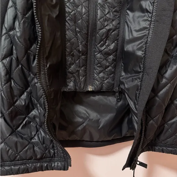 ATHLETA Women's Rock Springs CYA Jacket Quilted Puffer Black Size XS