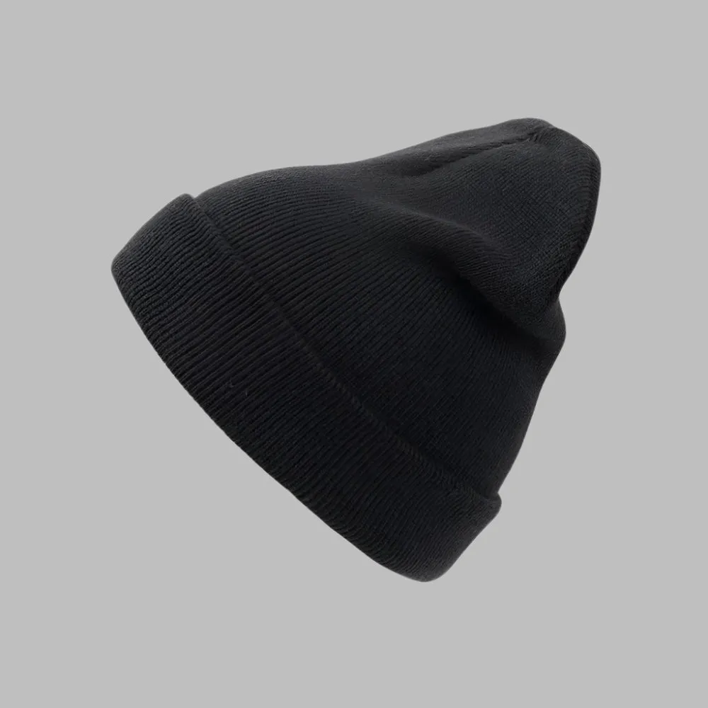 Atlantis - Fold Up - Beanie - Black