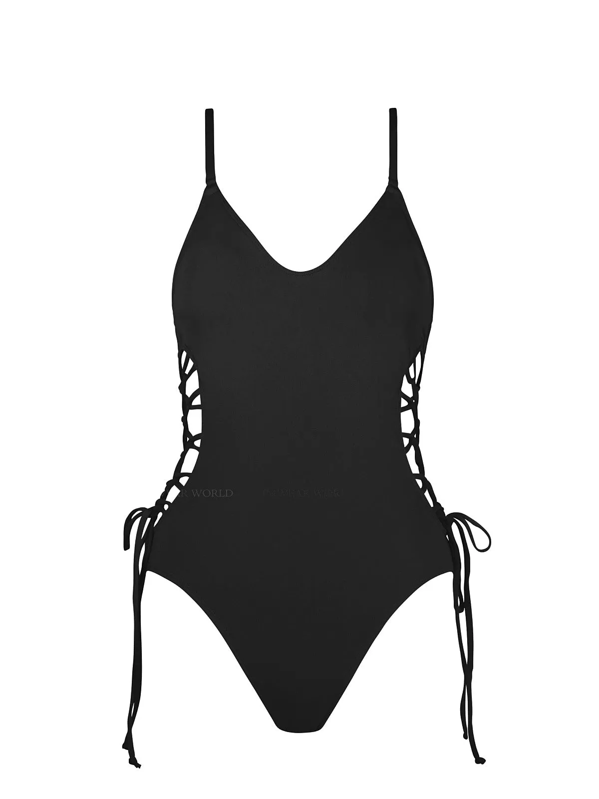 Aubrey Lace Up One Piece ::RET