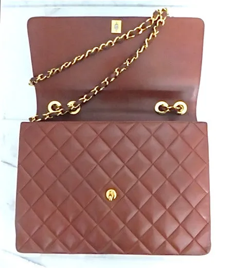 Authentic Chanel Vintage Whiskey XXL Maxi Jumbo