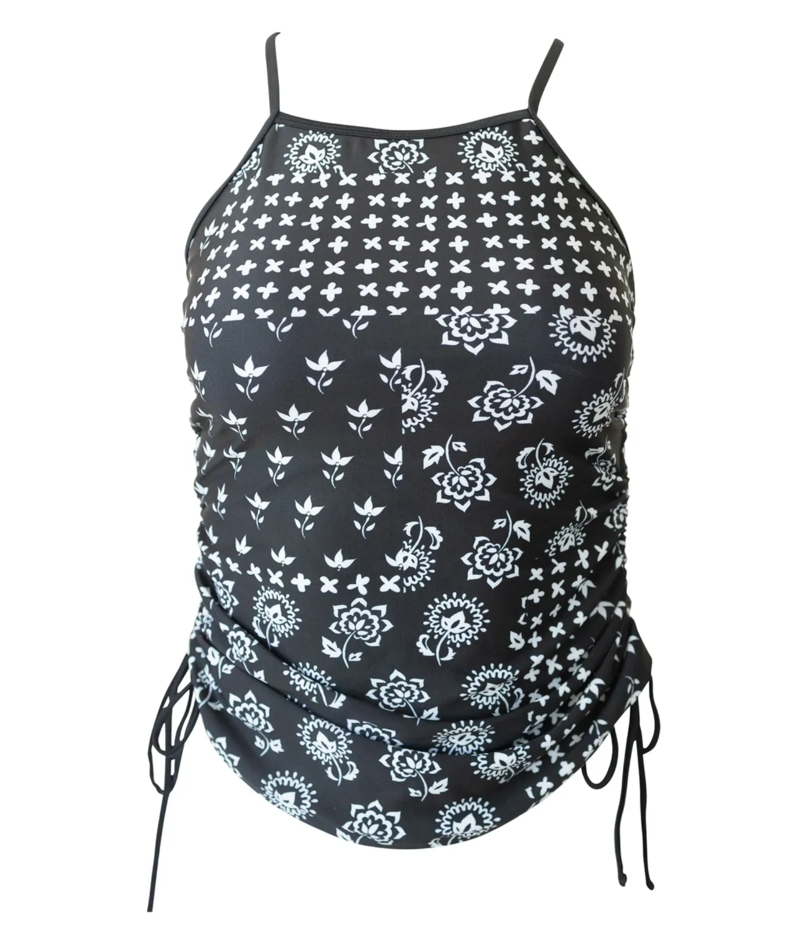 Avalon Drawstring Tankini (XS) - Final Sale