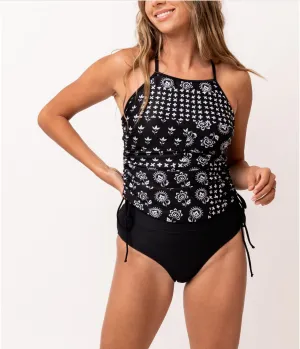 Avalon Drawstring Tankini (XS) - Final Sale