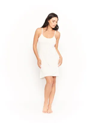Bamboo Slip with Adjustable straps - Cream