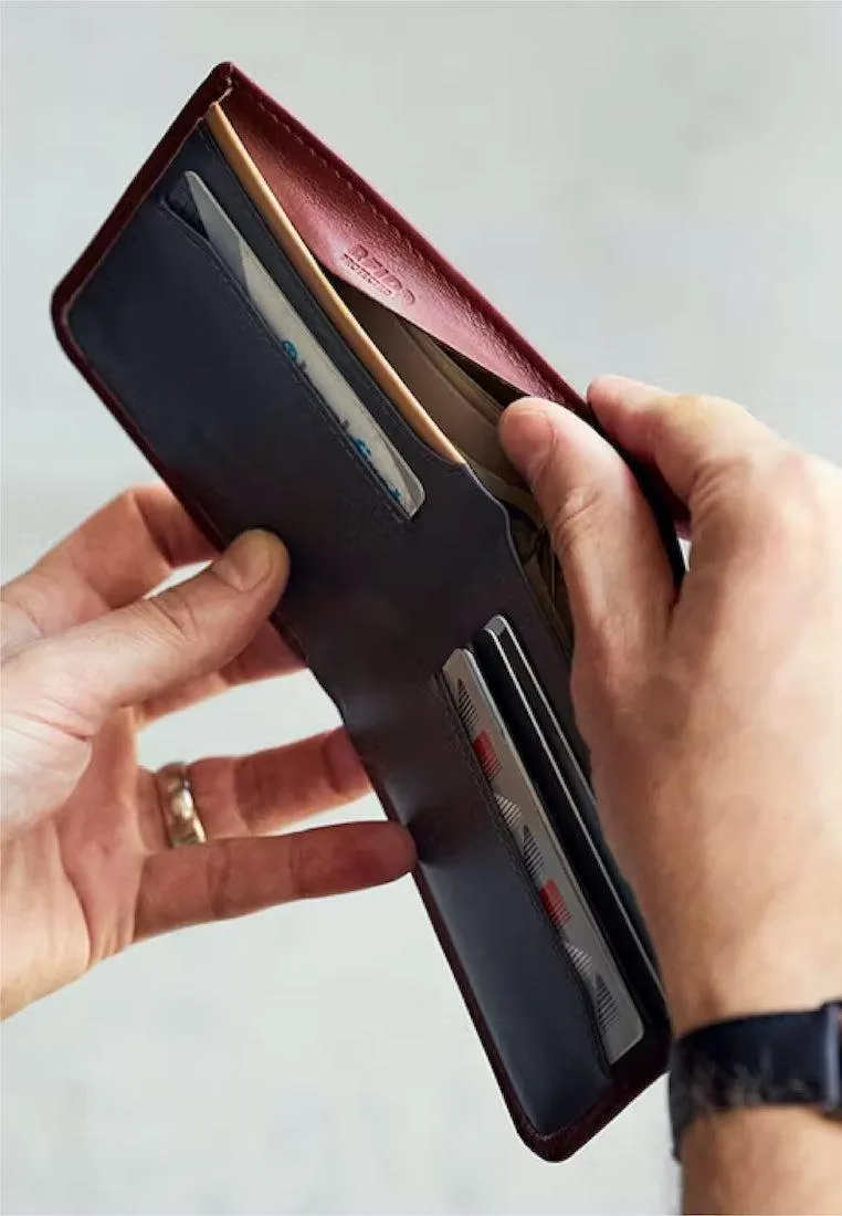 Bellroy Hide and Seek Wallet Deep Plum RFID