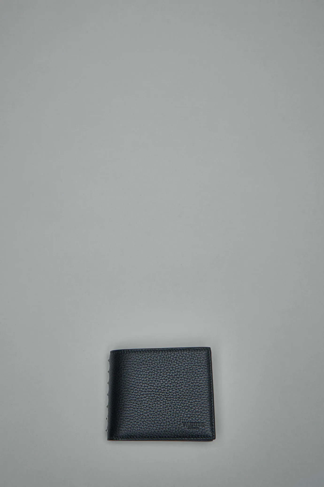 Bi-fold Wallet Rockstud Vitello Stampa