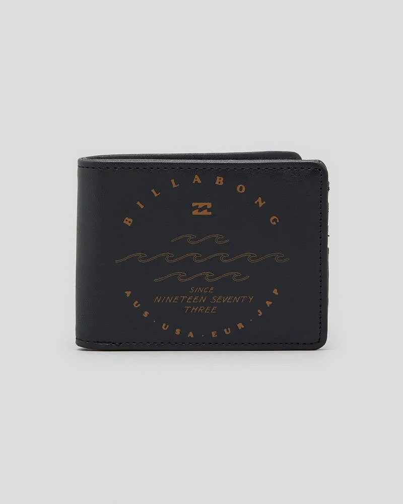 Billabong Range Wallet BLACK / TAN