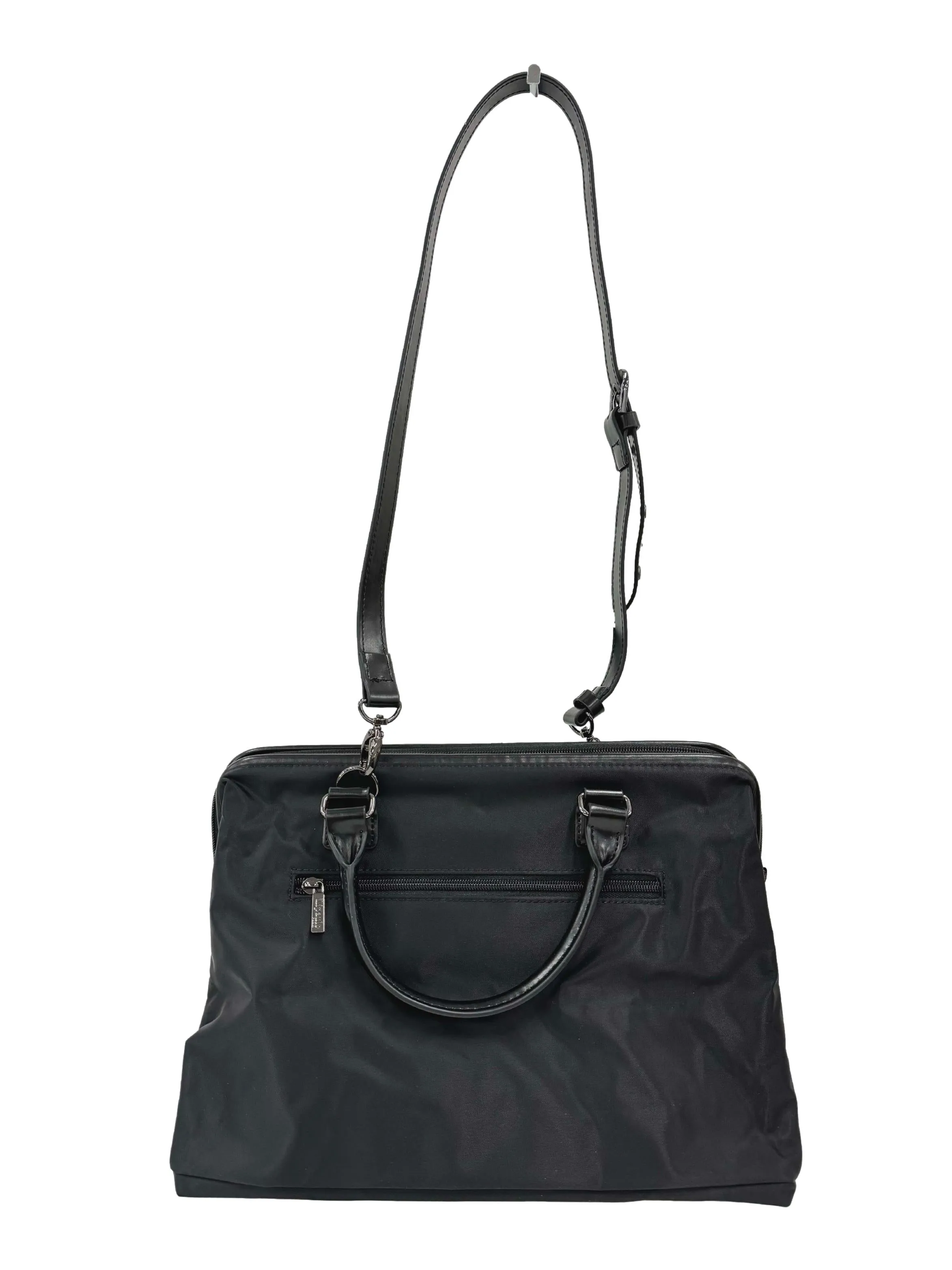 Black Lady Plume Medium Bowling Bag