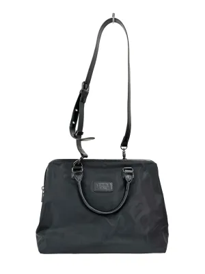 Black Lady Plume Medium Bowling Bag