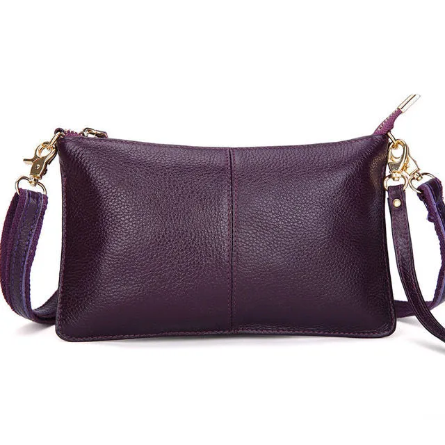 Black Leather Crossbody Bag