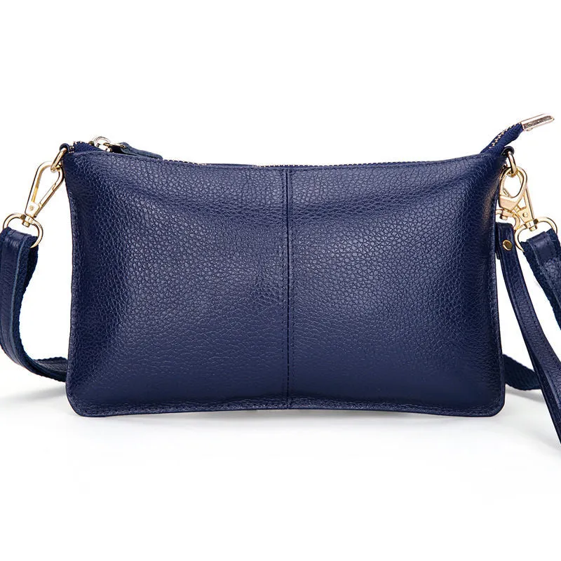 Black Leather Crossbody Bag