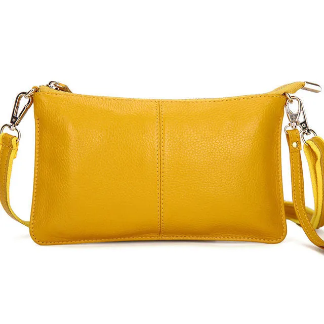Black Leather Crossbody Bag